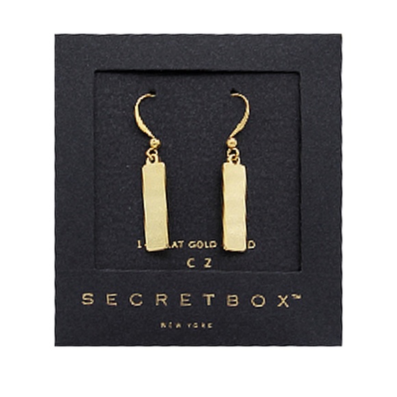 Rectangle Drop Earrings - Picture 1 of 1